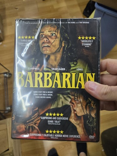 Barbarian DVD 2022 "Brand New & Sealed" Bill Skarsgård