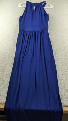 chelsea and theodore blue dress Chelsea & Theodore Blue and White Boho Dress