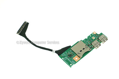71FMC 450.0EZ0D.0001 OEM DELL USB CARD READER BOARD 15 7586 P76F (CC414-CE45)