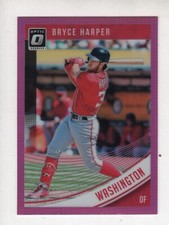 Bryce Harper 2018 Donruss Optic Base and All Stars Pink Prizms