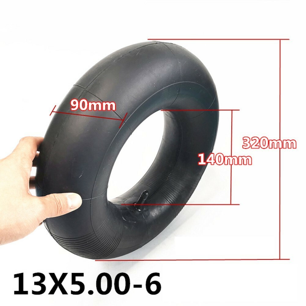 🚜 Juego De 2 Cámaras De Aire 13x5.00-6 – Vástago L – Compatible Con John Deere M46019 – Para Cortacésped Y Remolques