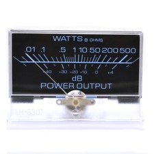 SD-H-10050 Panel Meter Black And Blue Background VU(DC500uA) Audio Equipment Use