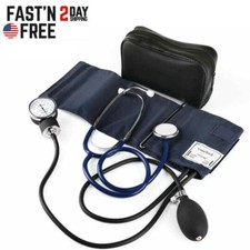 Manual Blood Pressure Monitor BP Cuff Gauge Aneroid Sphygmomanometer Machine Kit