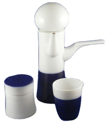 KPM Berlin Porzellan Stambul Eames Ära Espresso Kaffee Set Porzellan Service