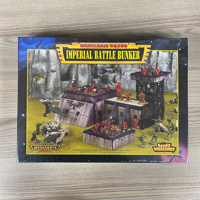1 Verpackt Imperial Kampf Bunker Warhammer 40K 40,000 Böden Games Workshop 1998