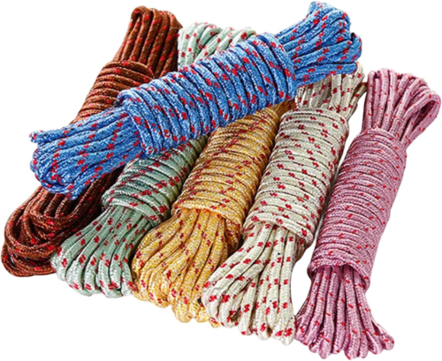 10M Heavy Duty Laundry Drying Clothesline Rope Portable Travel Nylon Cord Sturdy