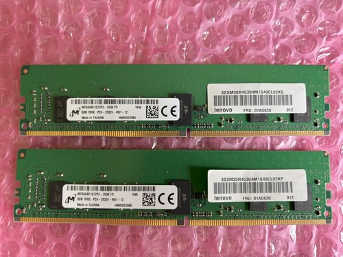 Mémoire originale Lenovo 2 x 8 Go pour Thinkstation P720 P920 P520 P520c