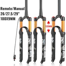 Forcella pneumatica sospensione bici mtb 26/27,5/29 pollici 100*9mm accessori bici