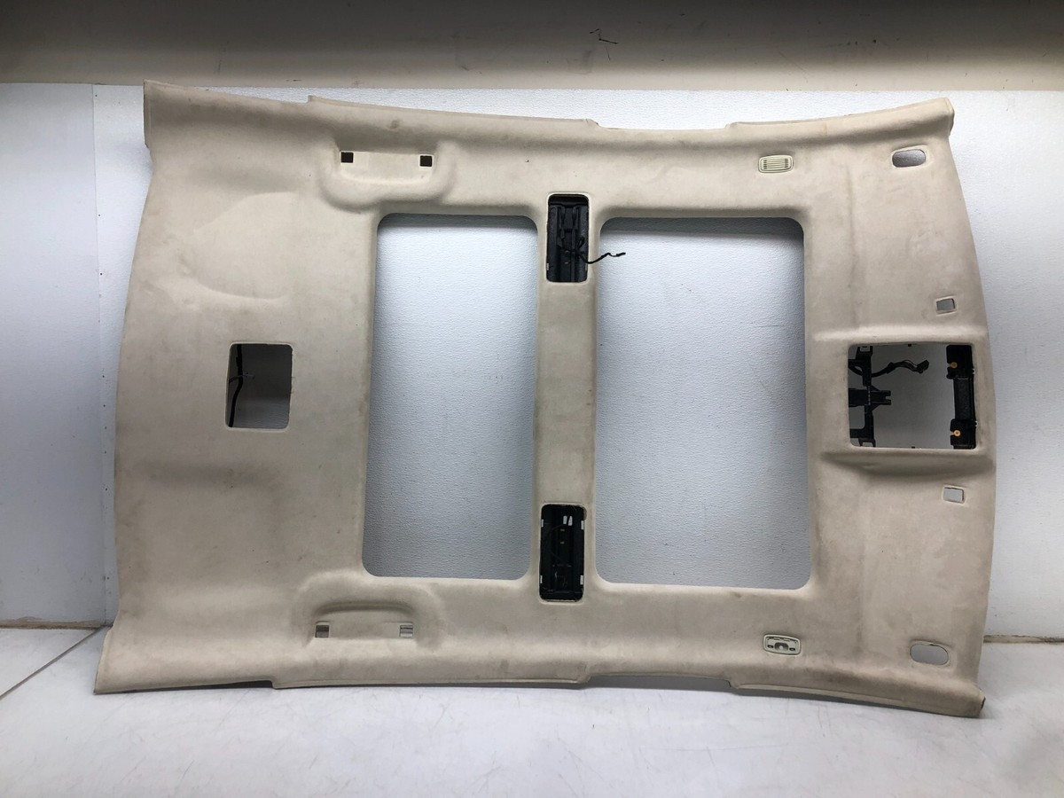 2010-2012 JAGUAR XJL INTERIOR HEADLINER TRIM COVER SUEDE IVORY OEM