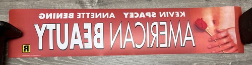 Original Movie Theater Mylar Banner: American Beauty 25x5” (MM) - Picture 2 of 2