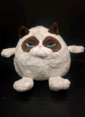 Peluche gatto scontroso di Ganz rotondo grasso stravagante peluche siamese himalayano  - Foto 1 di 7