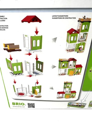 BRIO World - 33941 Family House | 46 Piece Play House for Kids 