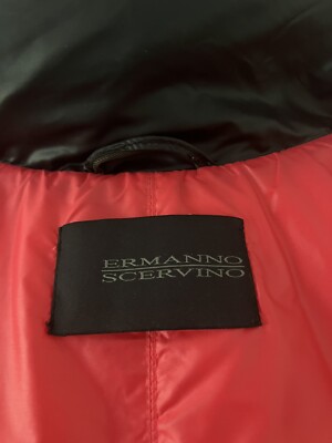 ブルゾン Ermanno Scervino Long Down Jacket With Hood In Black Nylon s-l1200.jpg
