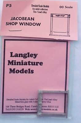 Jakobin großes Schaufenster Gebäude Teil P5 UNBEMALT OO Scale Models Kit 1/76