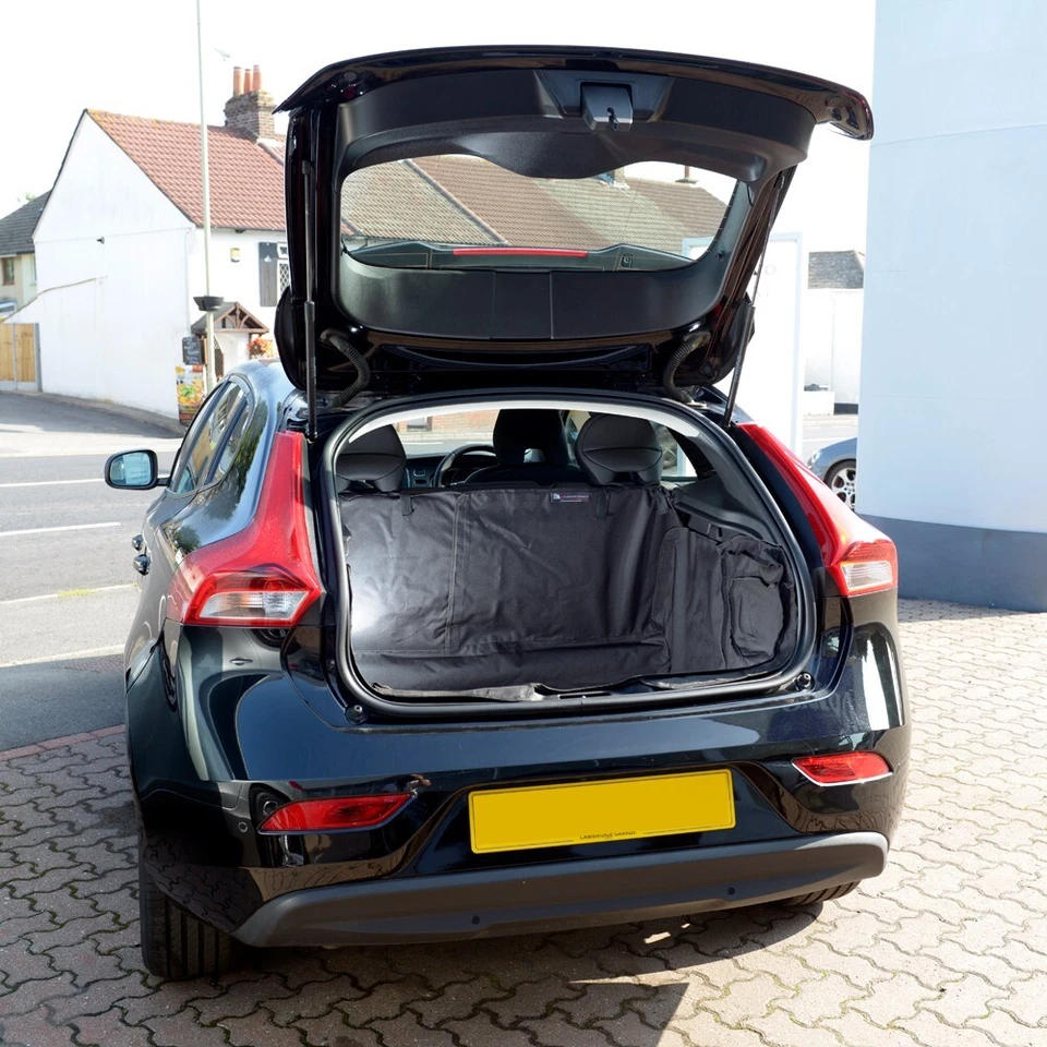 Alfombrilla de maletero de carga Volvo V40 protector de perro piso bajo personalizada 2013 2014 2015 BL469 Foto 3 de 4