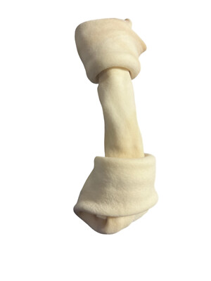 6-8'' Vanilla Flavored Rawhide Knotted Bones 25ct Box