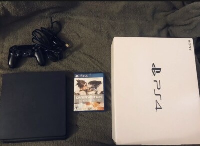 PlayStation Slim 1TB Console with Overwatch Game Black