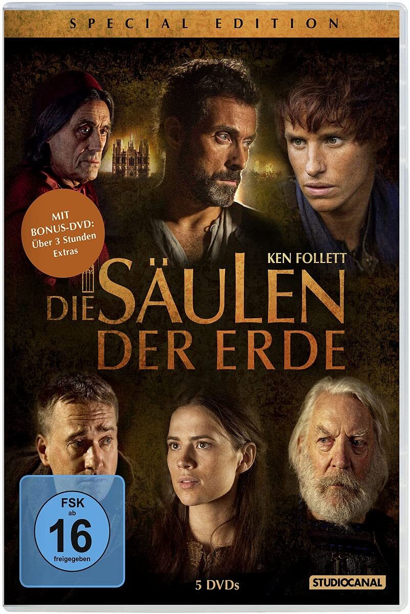 Die Säulen der Erde (Special Edition, 5 Discs) (DVD) Ian McShane Rufus Sewell