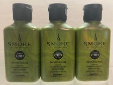 Supre Tan SMOKE O2 Pure Natural Hemp Seed Oil Moisturizer Lotion LOT OF 3 2.25