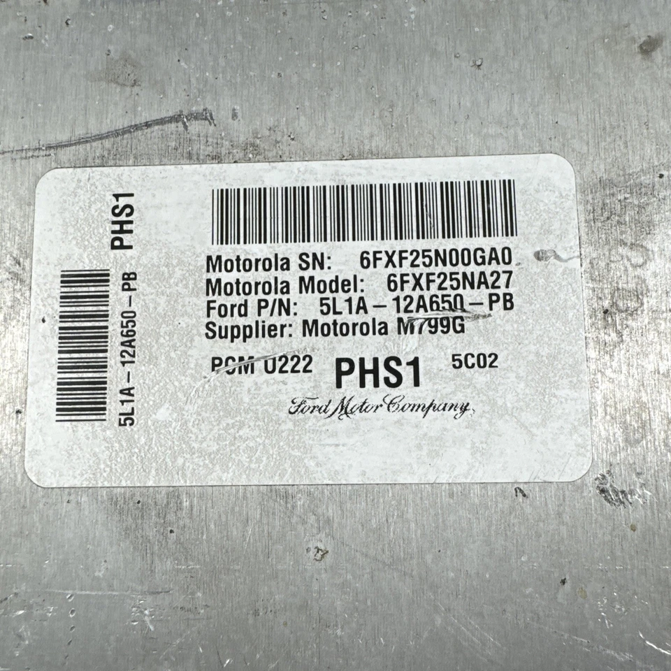 2005 Ford Expedition 5.4L ECM ECU модуль управления двигателем | 5L1A-12A650-PB - Изображение 3 из 3