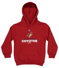Reebok NHL Kids 4-7 Arizona Coyotes FLC Clean Cut Team Fleece Hoodie