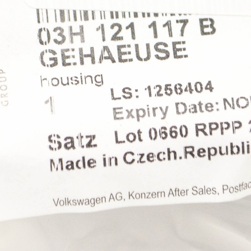 OEM VOLKSWAGEN PASSAT CC THERMOSTAT HOUSING 03H121117B GENUINE - Picture 5 of 9