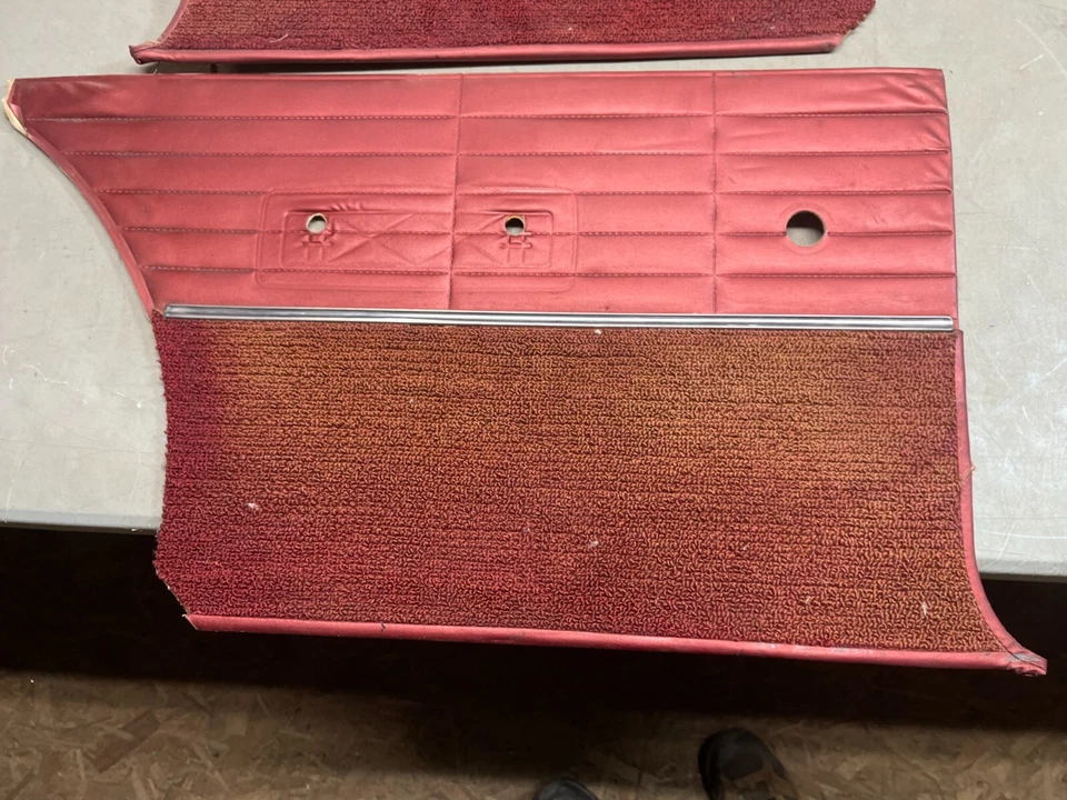 Dodge Charger Coronet 1966 1967 cuarto trasero interior panel de moldura OEM carrocería B bonito Foto 2 de 4