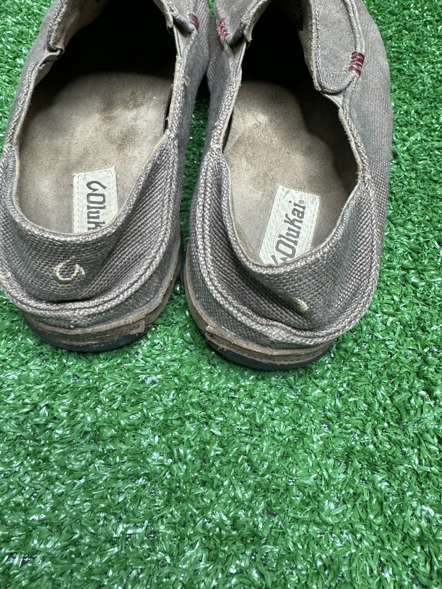 olukai size 10  moloa kapa green canvas comfort slipon loafer shoe OluKai | Shoes | Olukai Size Moloa Kapa Green Canvas Comfort  main image 4