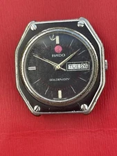Rare Rado Golden City Water Sealed Watch 603.3190.2 Swiss Automatic Need Service