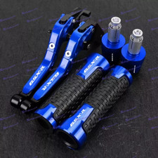 For Suzuki GSX-R GSXR 600 750 1000 CNC Handle Grips Cap Brake Clutch Levers NEW