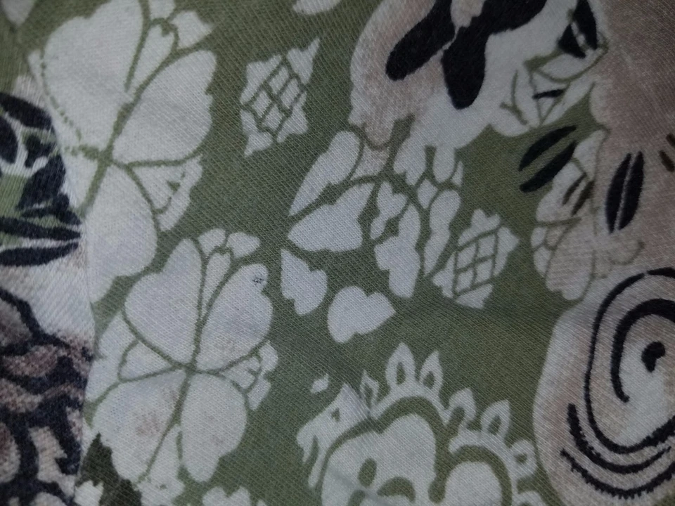 Camisa Top Blusa Gloria Vanderbilt Mujer Talla XL X Grande Multicolor Floral Foto 3 de 4