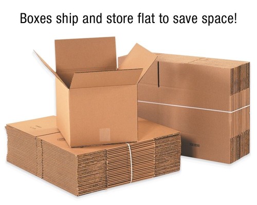 100 4x4x10 Cardboard Paper Boxes Mailing Packing Shipping Box Corrugated Carton - Picture 3 of 4