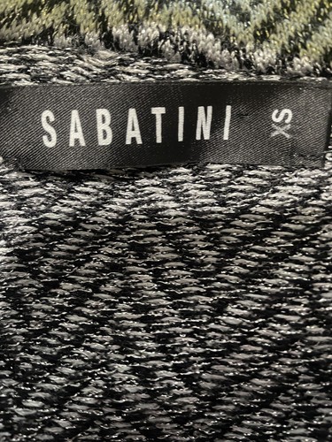 Sabatini Size XS (8) Black Silver Knit Jacket Made in New Zealand NZ Designer - Picture 7 of 10