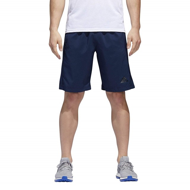 adidas mens navy blue shorts