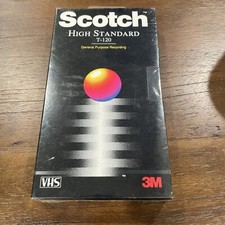  NEW  Scotch T-120 High Standard VHS Recording Tape Blank