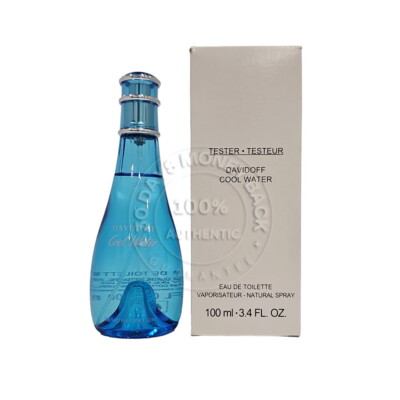 Cool Water Eau De Toilette Spray (Tester) By Davidoff - 3.4 oz Cool Water Eau De Toilette Spray (Tester) By Davidoff - 3.4 oz