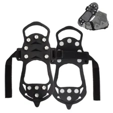 Ice Crampons Snow Grips Anti Slip Over Shoe Boot Studs Cleats Spikes Grippers