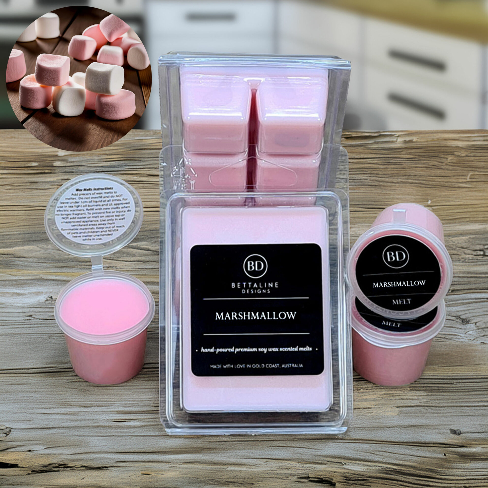 Marshmallow - 100% Soy Wax Scented Melts