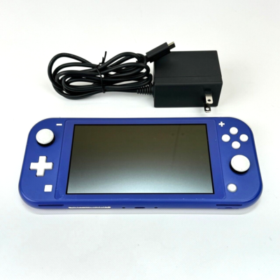 Refurbished Nintendo Switch Lite Blue Console & Charger with BOX 1