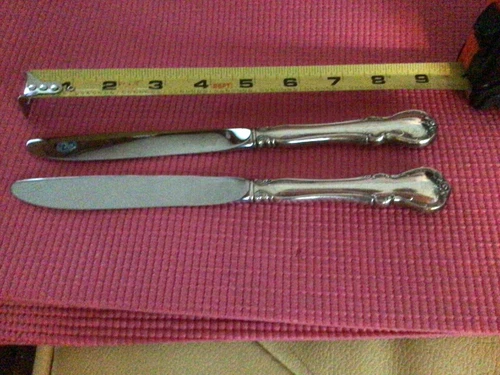 TOWLE STERLING 8 7/8" MODERN HOLLOW KNIFE(S) ~ FRENCH PROVINCIAL