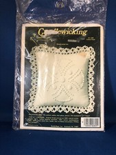 New Sealed Needle Magic "Cotton Patch" Candlewicking Kit Finished Size 5' x 5"