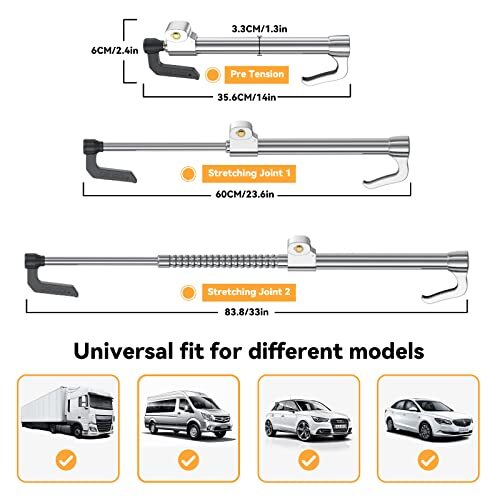 Universal Steering Wheel Lock Brake Lock Vehicle AntiTheft Device