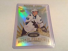 14-15 2014-15 TRILOGY CHRIS TIERNEY ROOKIE LEVEL 1 /799 127 SAN JOSE SHARK