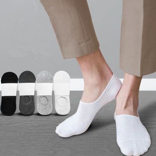 3-12 Pairs Men's White Nonslip Invisible No Show Boat Socks Low Cut Size 9-13 - Picture 5 of 8