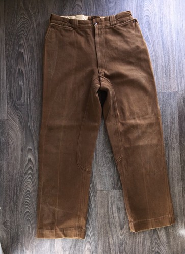 Vtg Pants Gabardine Work Wear 40s 50s 