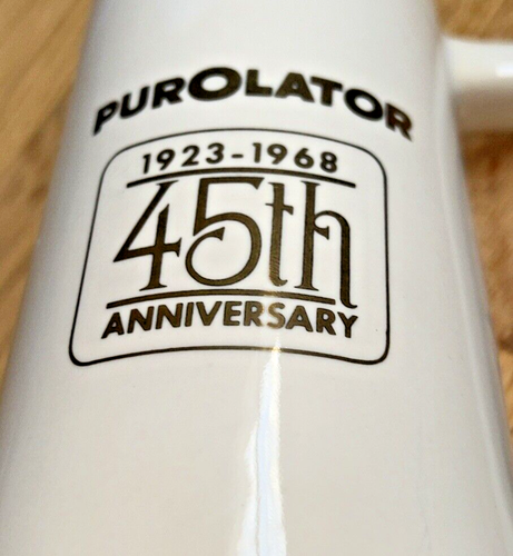 Vintage PUROLATOR 45th ANNIVERSARY 1923-1968 STEIN / MUG - Picture 2 of 7