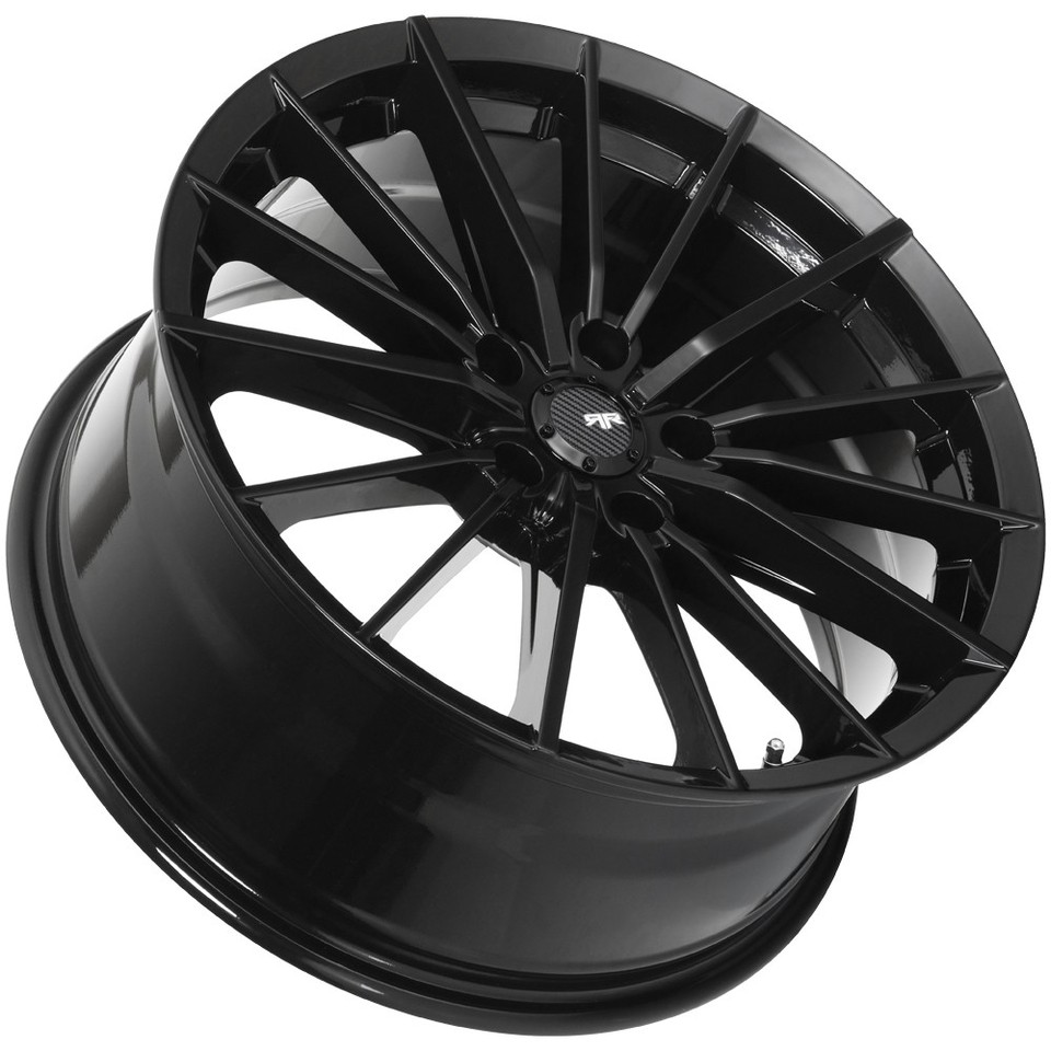Revolution Racing RR35 17x7.5 5x100 +40mm Gloss Black Wheel Rim 17 ...