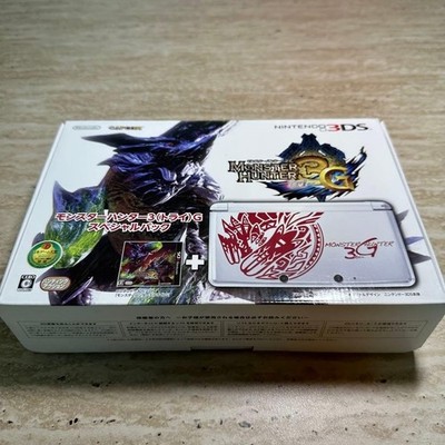 Nintendo 3DS Monster Hunter 3G Special Pack Konsole Box Near Mint 6564