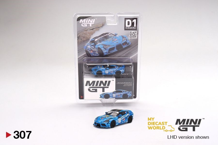 1/64 MINI GT MIJO HKS TOYOTA GR SUPRA #77 FAT FIVE RACING
