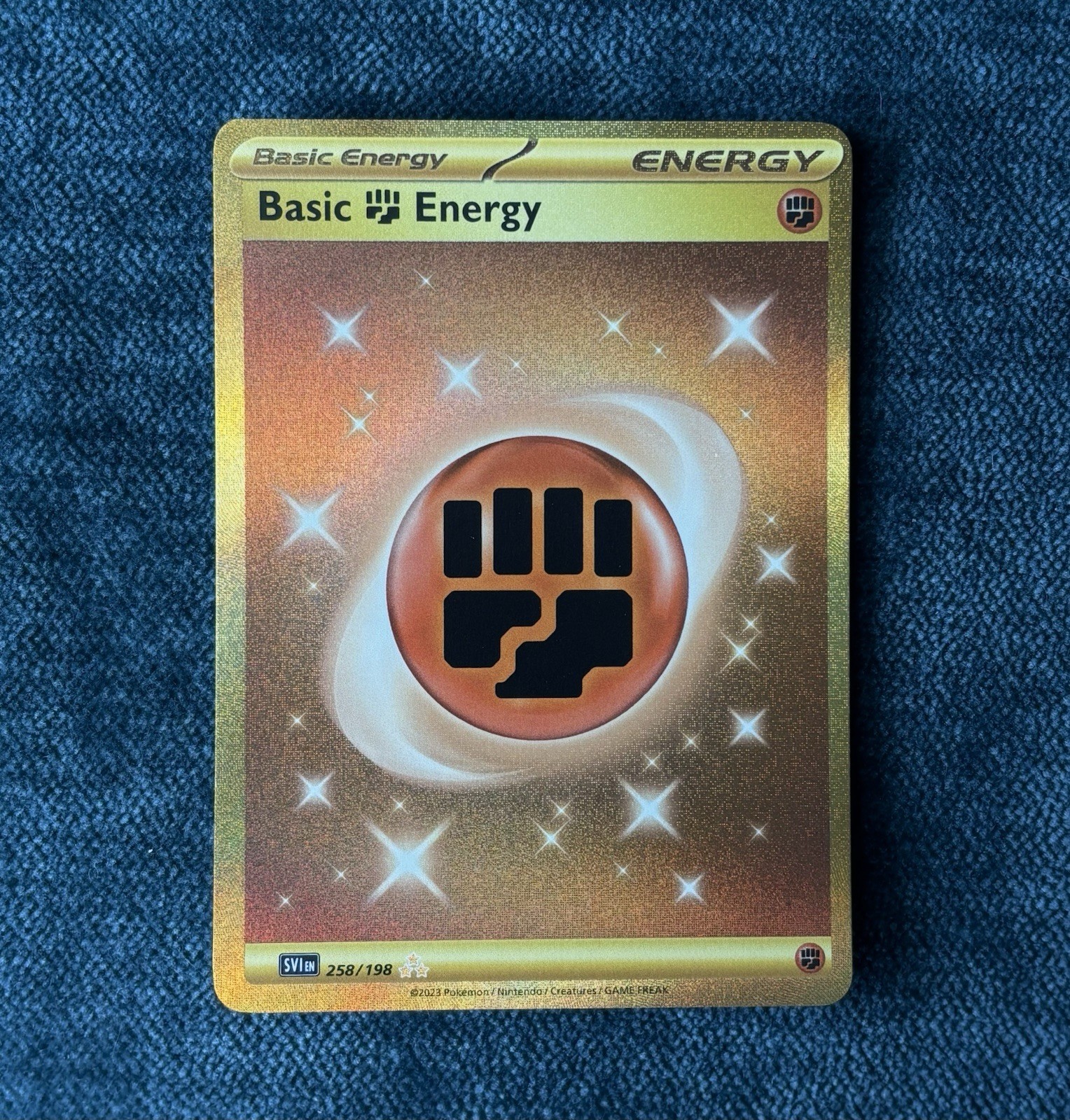 Basic Fighting Energy 258/198 - Scarlet & Violet Base Set - NM